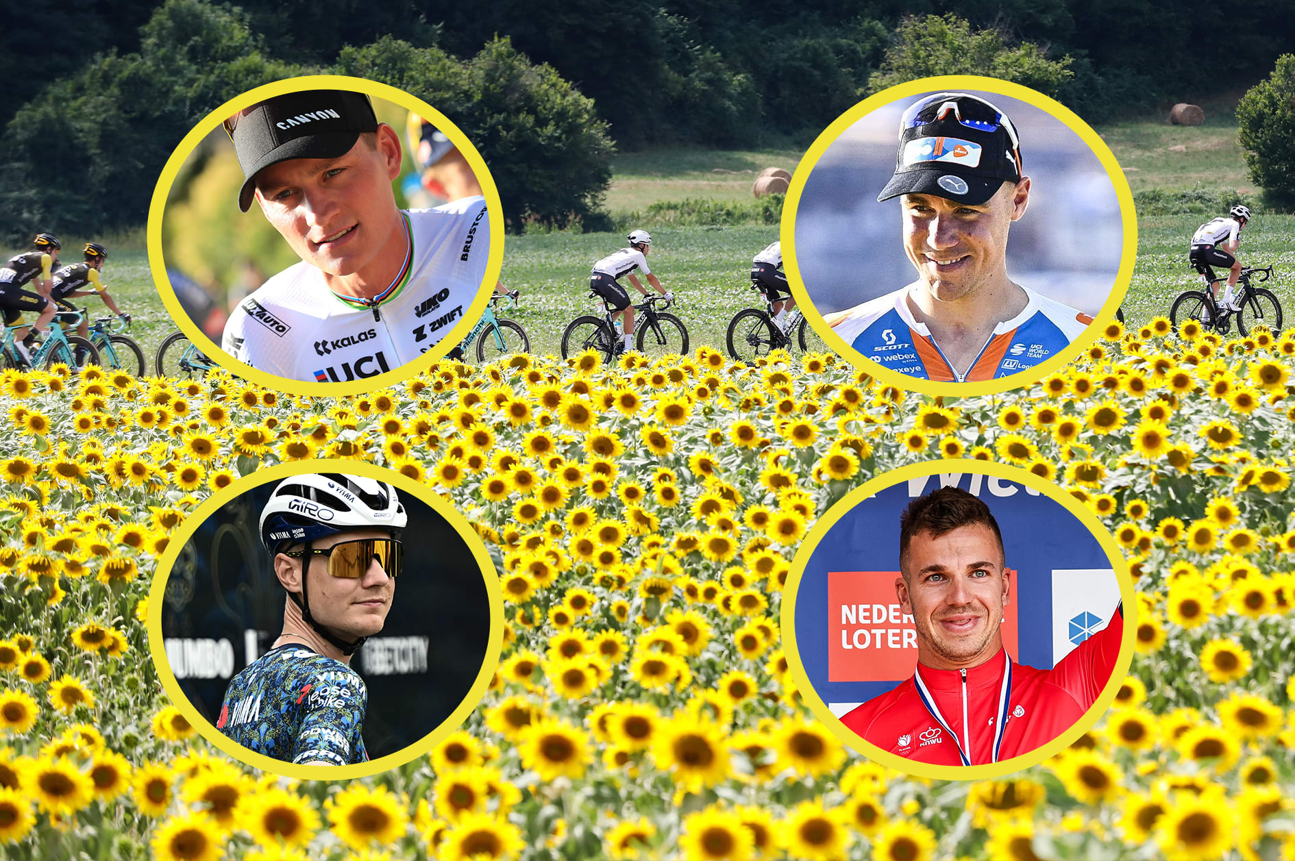 Dit zijn de 14 Nederlanders in de Tour de France van 2024