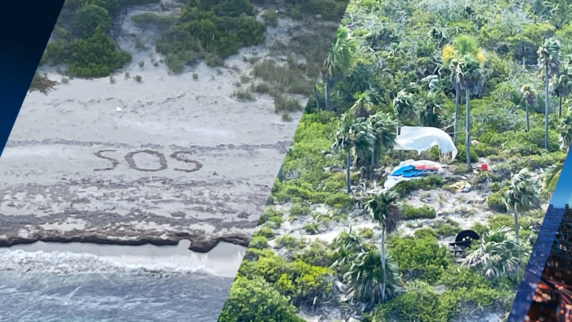 Man ontdekt op onbewoond eiland Bahama's: SOS op strand