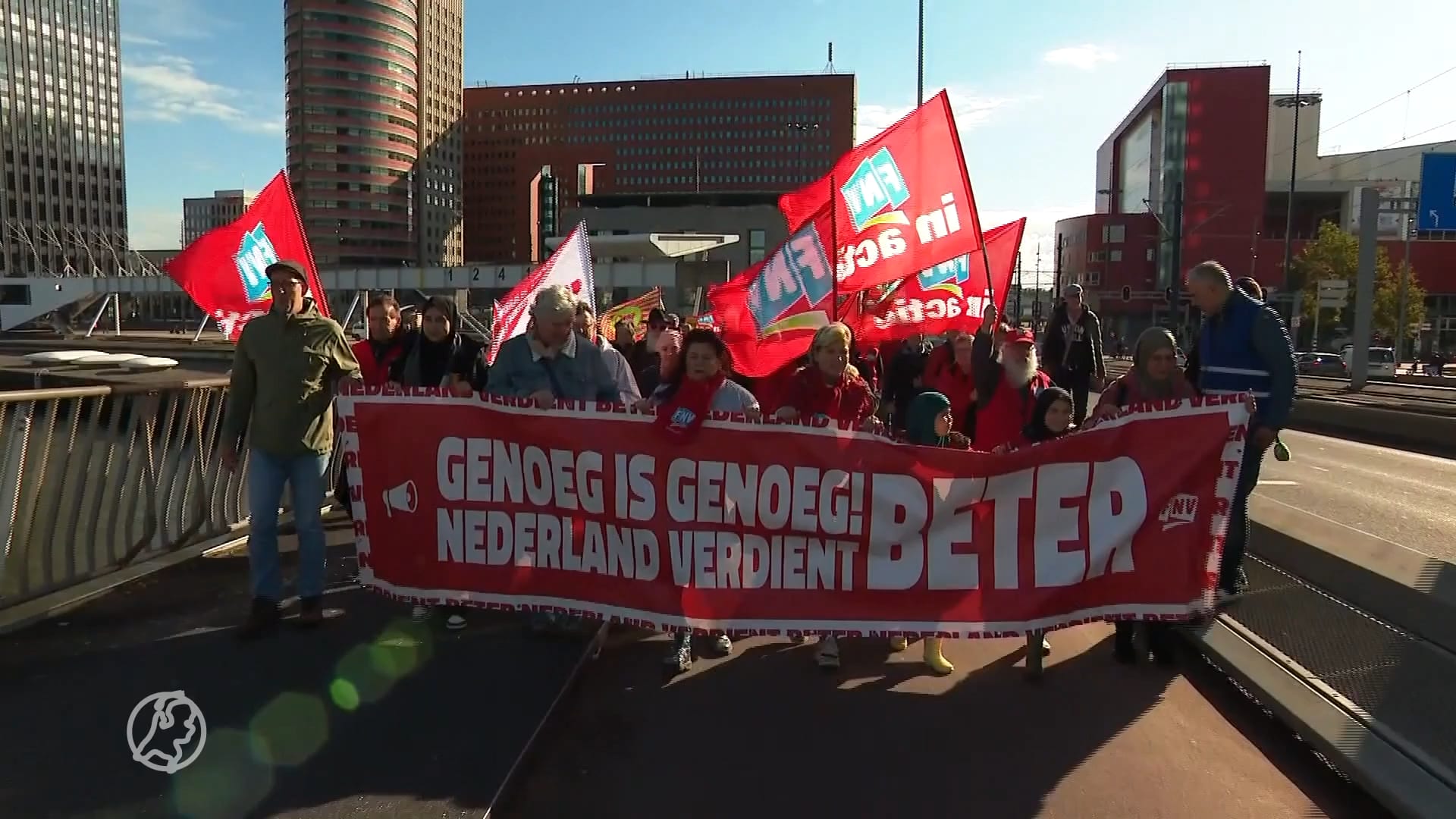 In Rotterdam is een 'mars tegen de armoede' en dat is hard nodig, ziet Maureen