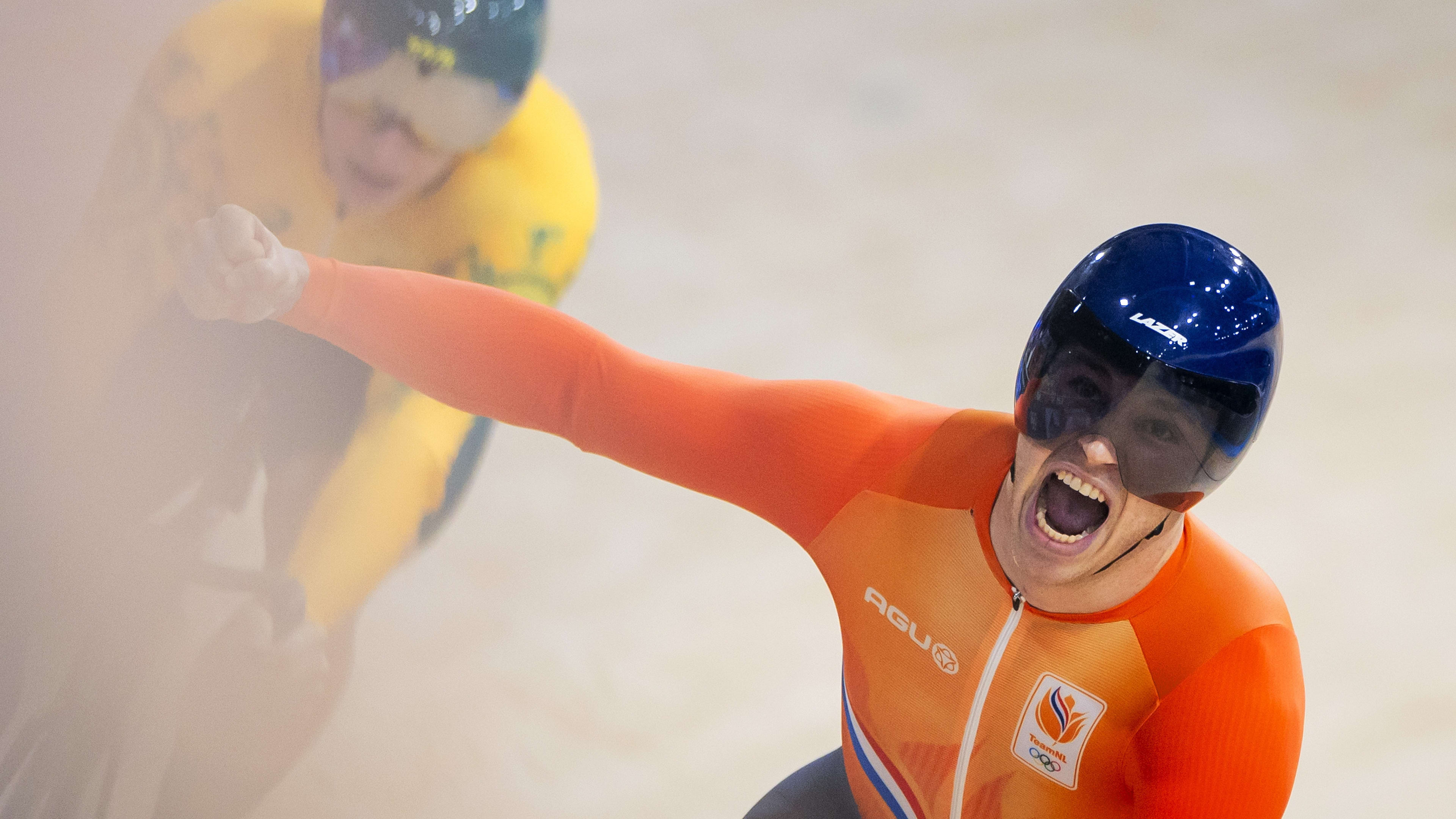 Historische Harrie Lavreysen pakt zijn vijfde goud op keirin