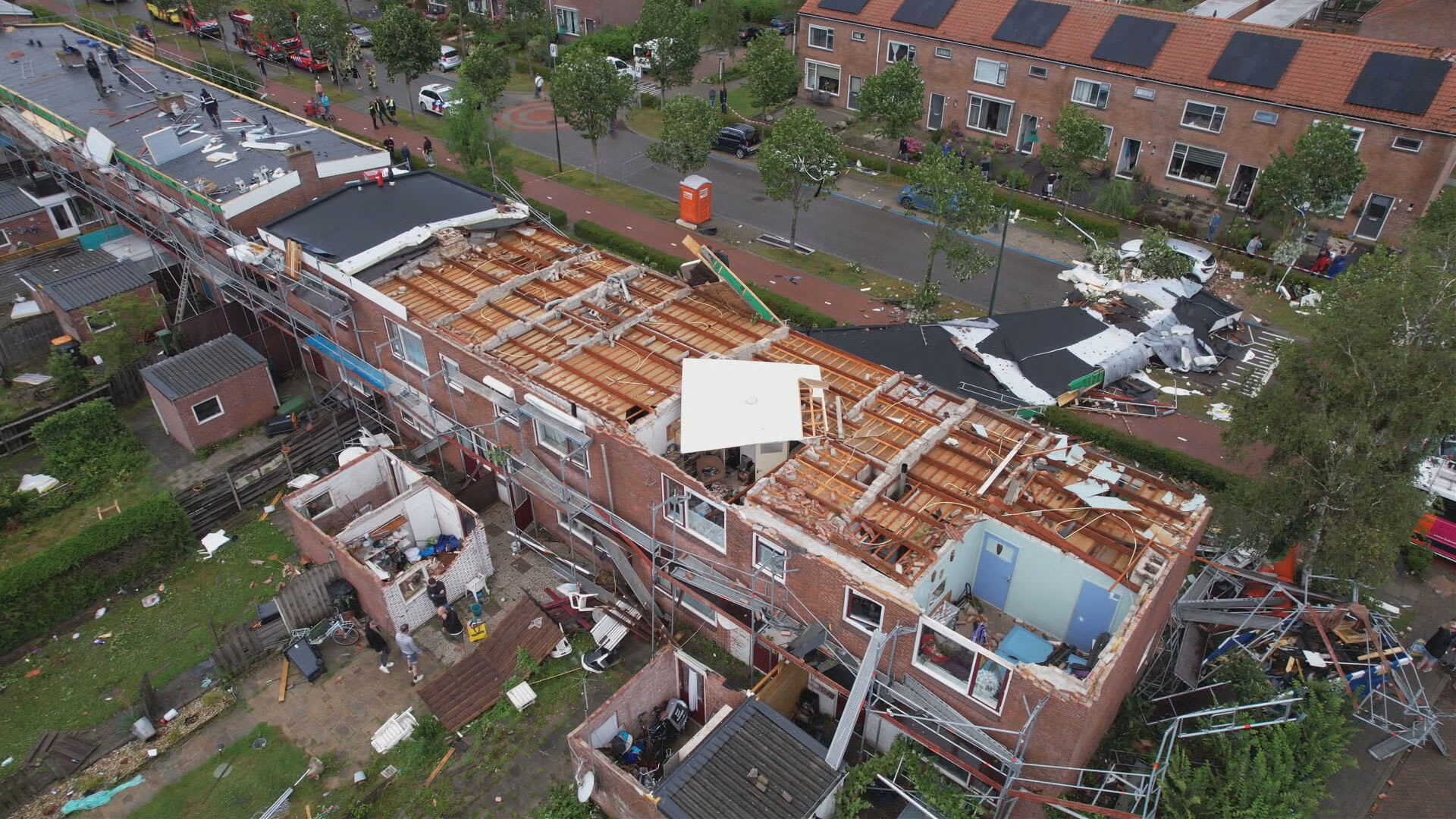 Tornado schokt inwoners Zierikzee: 'Je denkt dat de wereld vergaat'