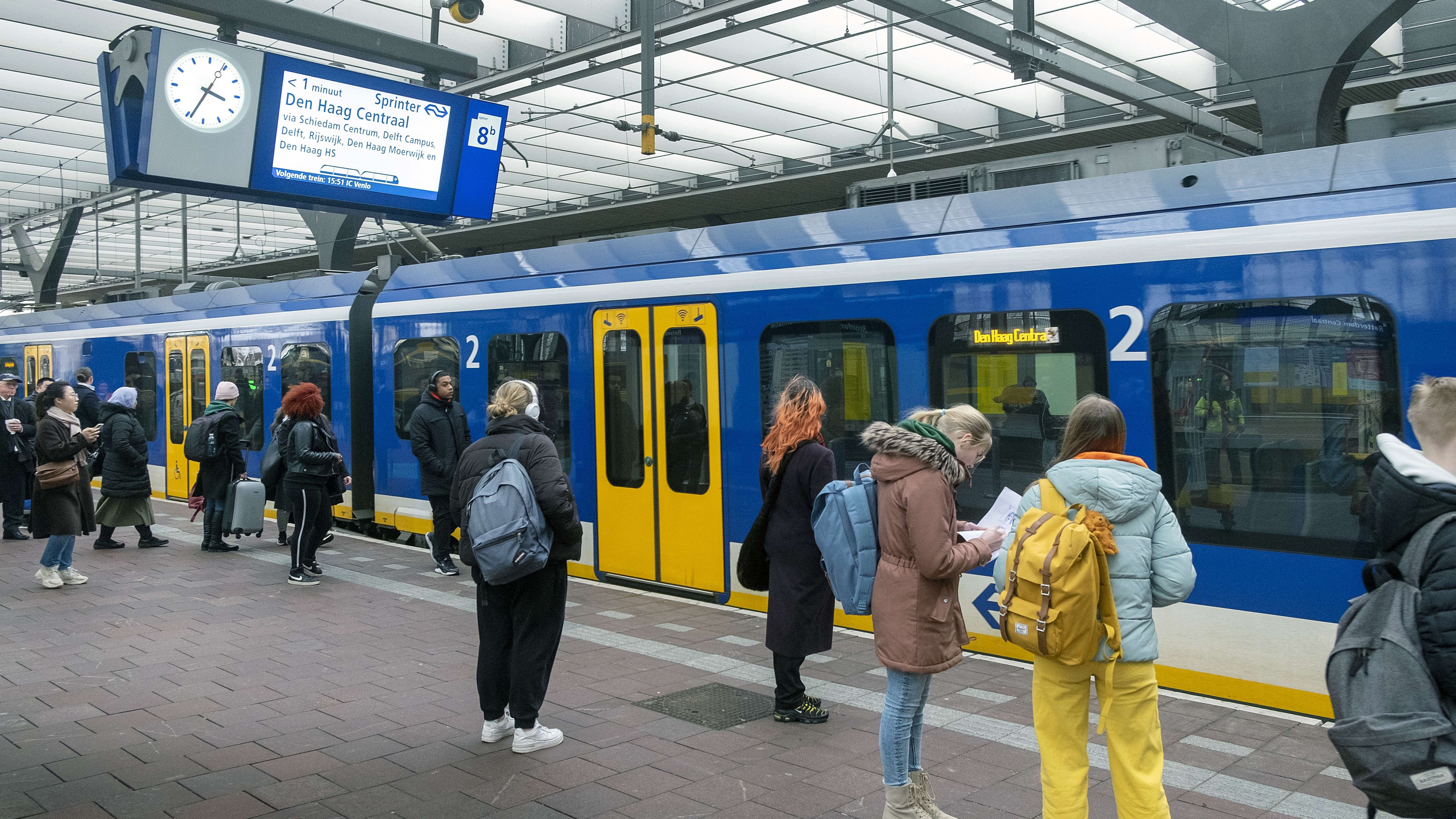 Wekenlang geen of minder treinen tussen Rotterdam en Den Haag