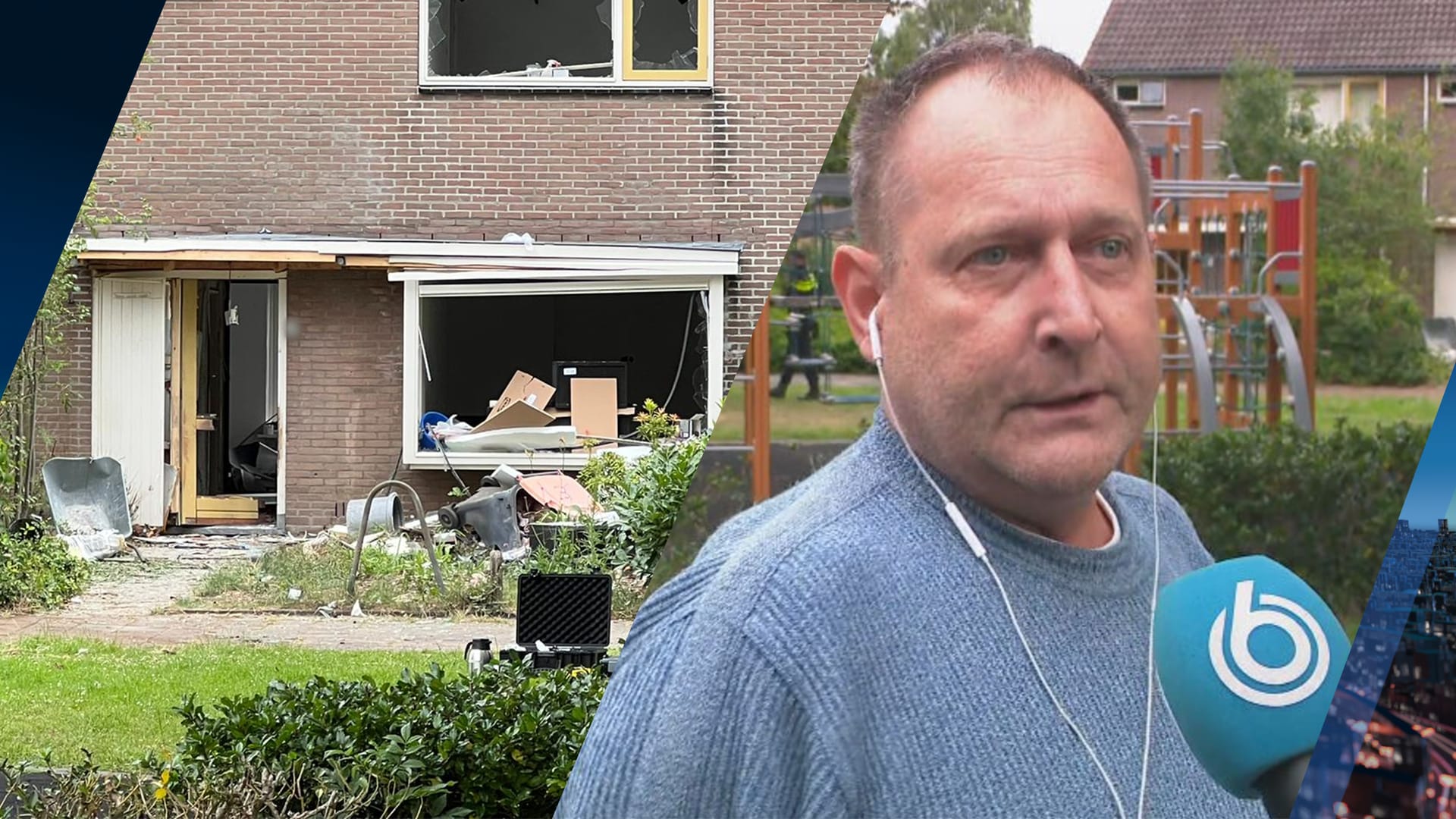 Buurt geschokt na explosie Huizen: 'Wist gelijk dat het met de dreiging te maken had'