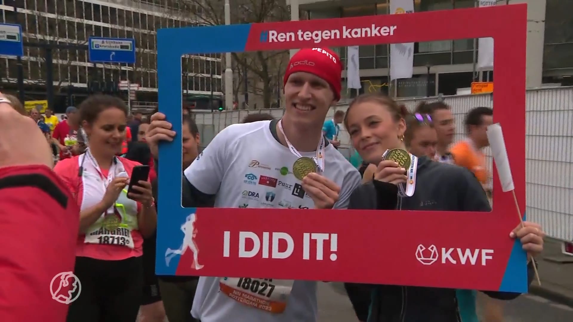 Kankerpatiënt Luca flikt het: de Rotterdamse marathon uitlopen tussen behandelingen door