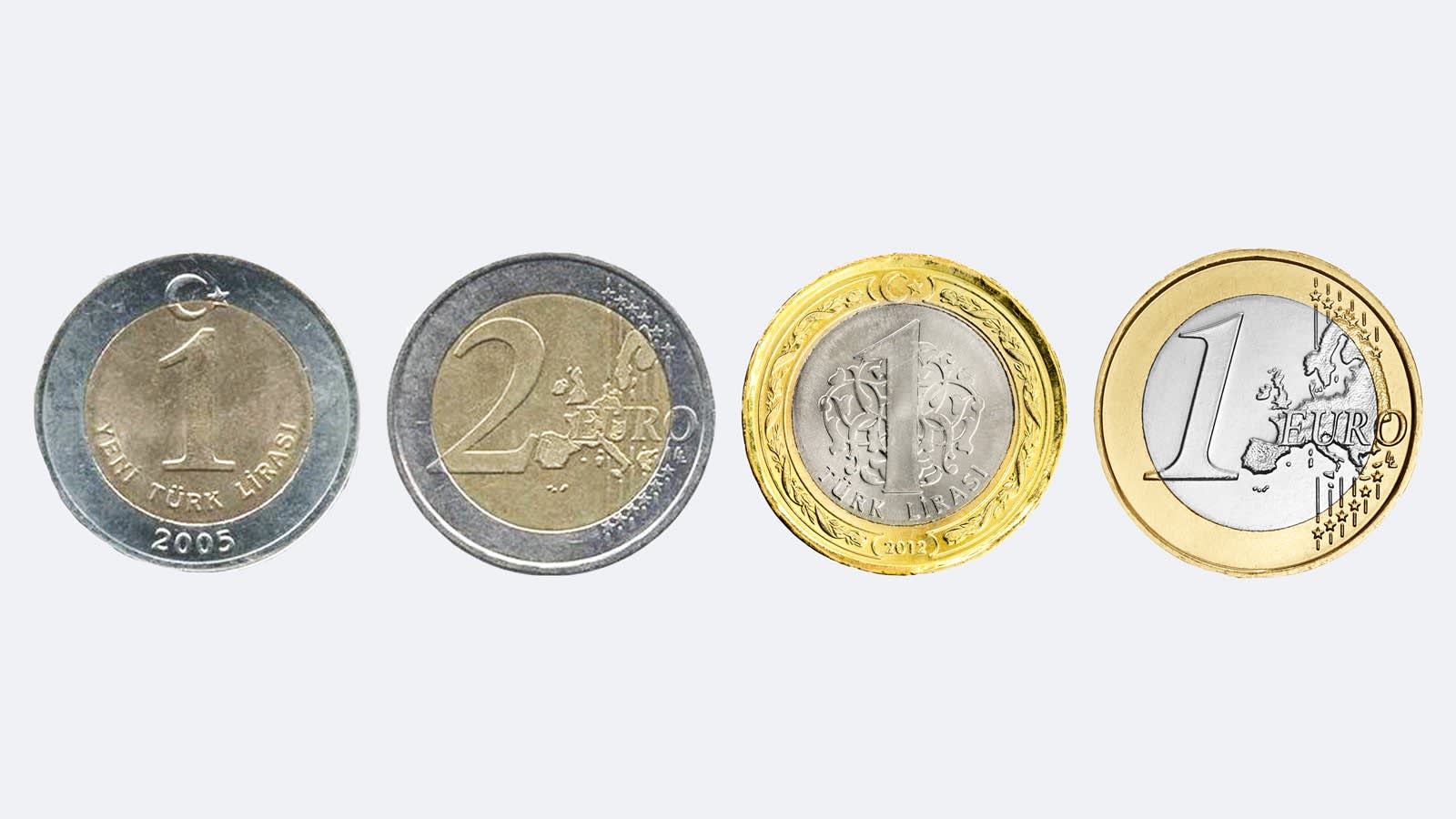 Deze buitenlandse munt líjkt op 2 eurostuk, maar is veel minder waard