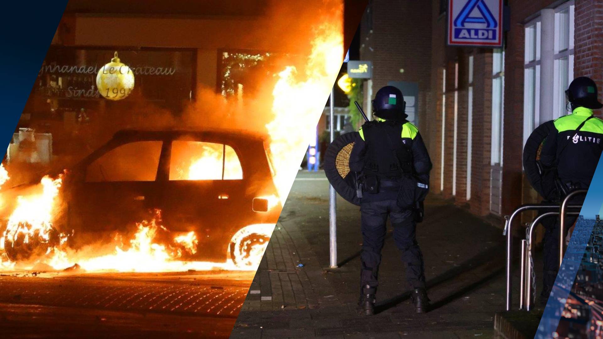 Onrust en noodbevel in Hedel: hulpdiensten bekogeld, ME veegt plein schoon