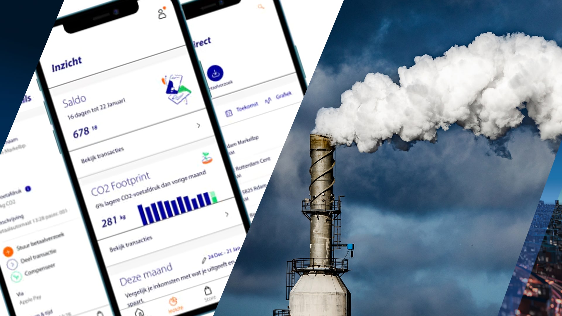 Rabobank laat de CO2-uitstoot van je uitgaven zien in app