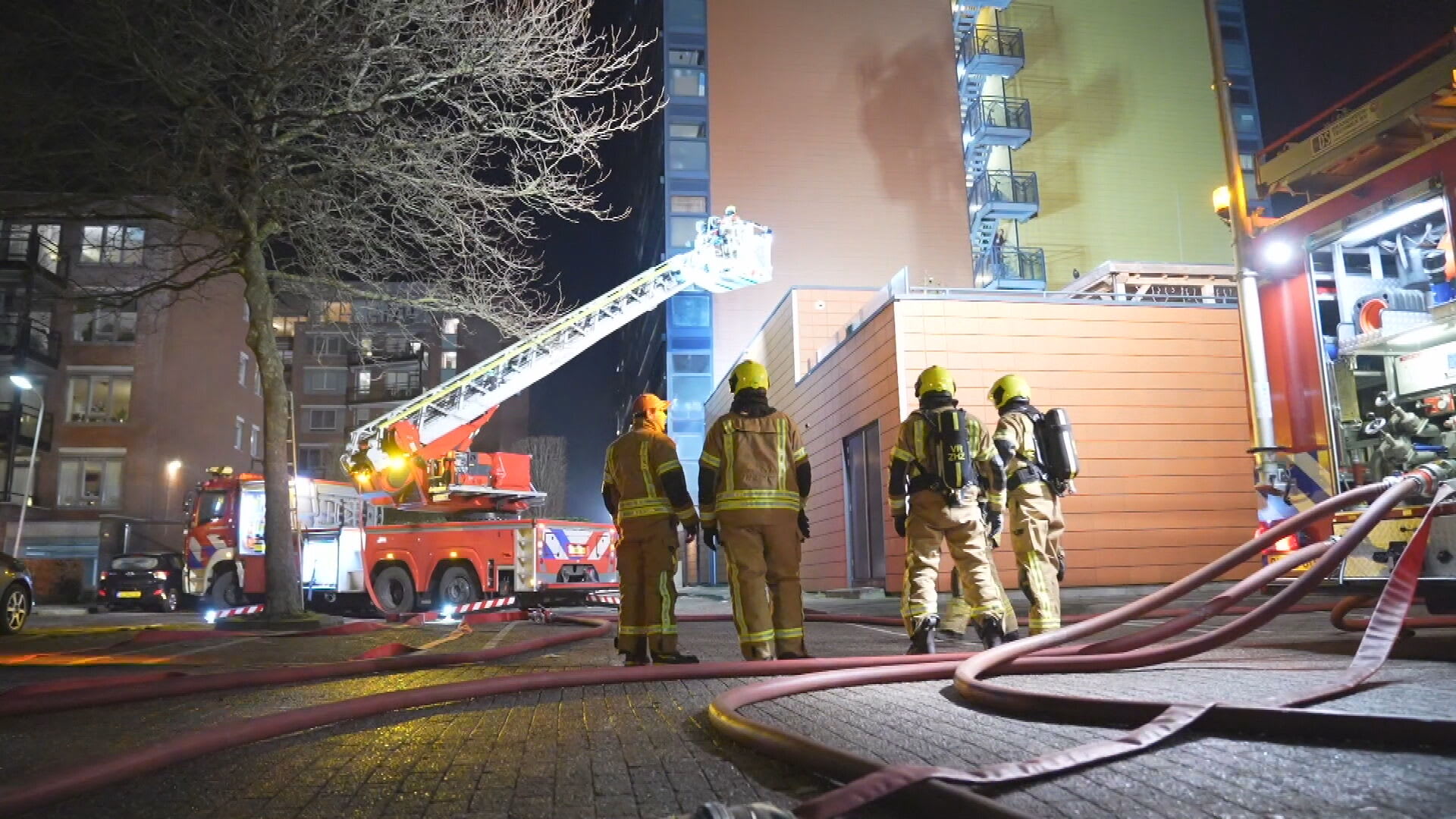 Meerdere woningen ontruimd na brand in flatgebouw Gorinchem