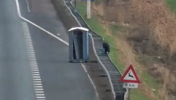 Mobiel toilet zorgt voor verstopping op A67: 'Stront aan de knikker'