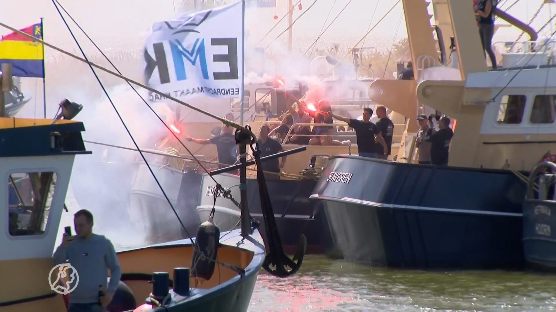 Vissers protesteren voor behoud van visserijcultuur: 'We vechten vandaag voor de toekomst'