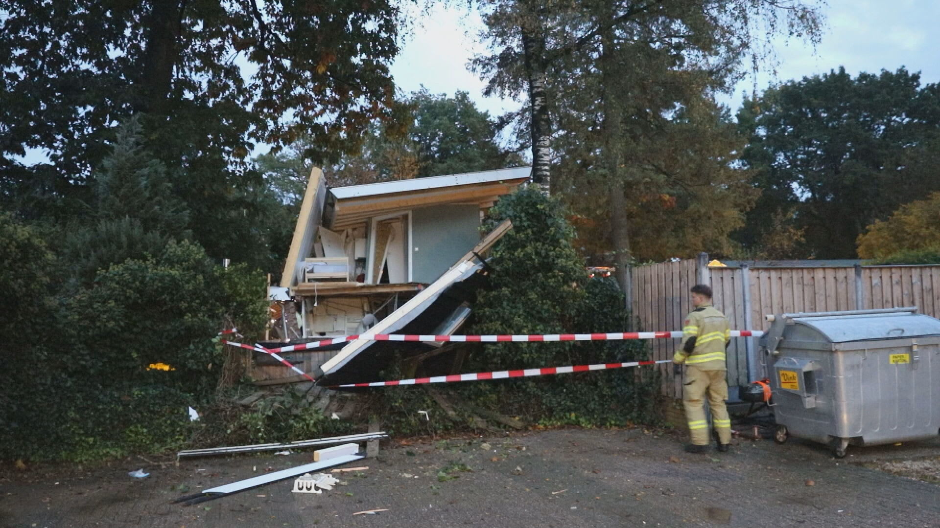 Twee zwaargewonden bij explosie in bungalow