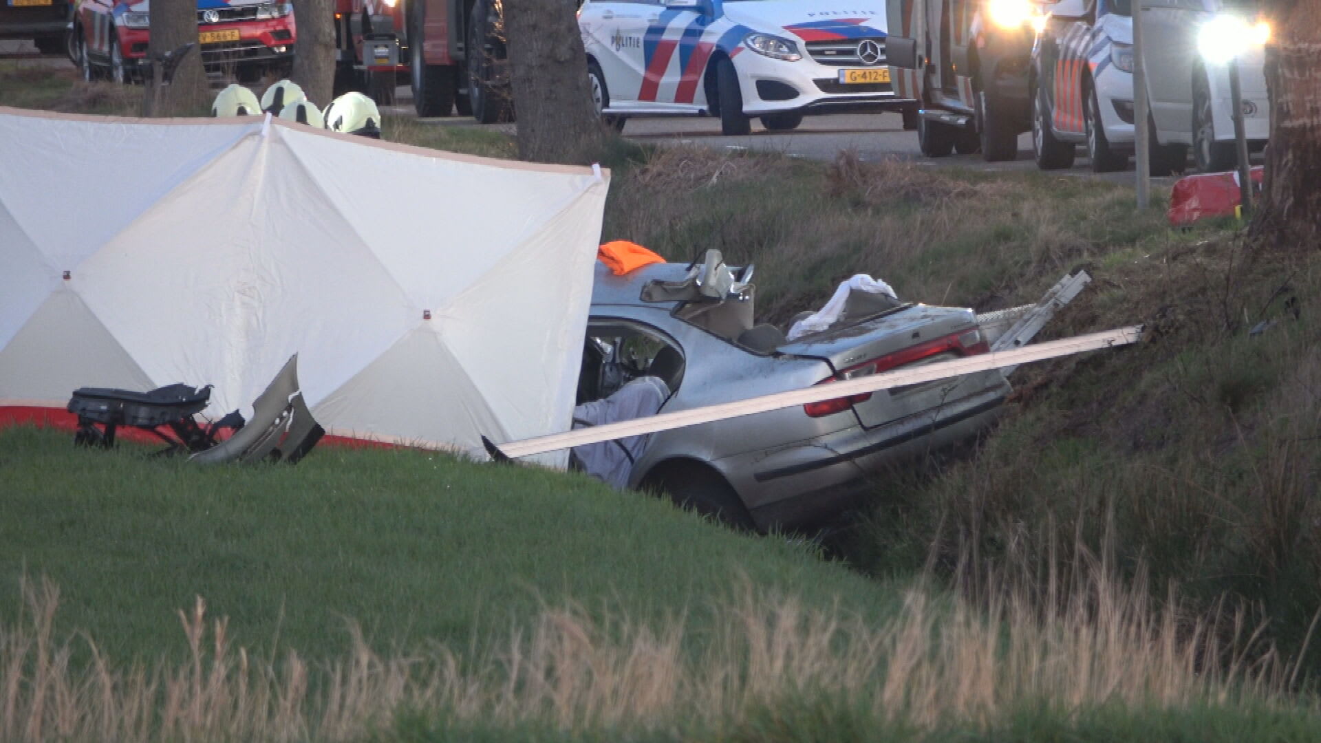 Twee jongeren omgekomen bij ongeluk met auto in Havelte