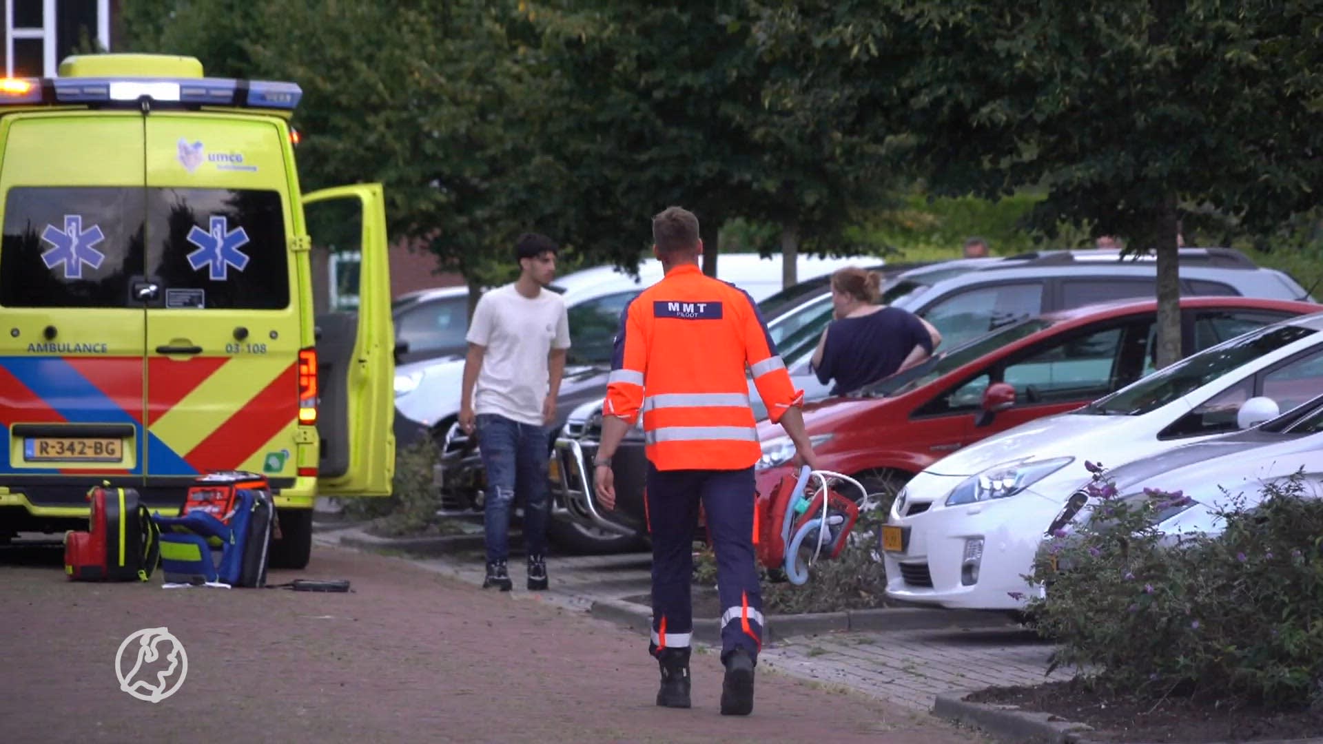 Bebloede kinderen na explosie in tuin Nieuw-Roden