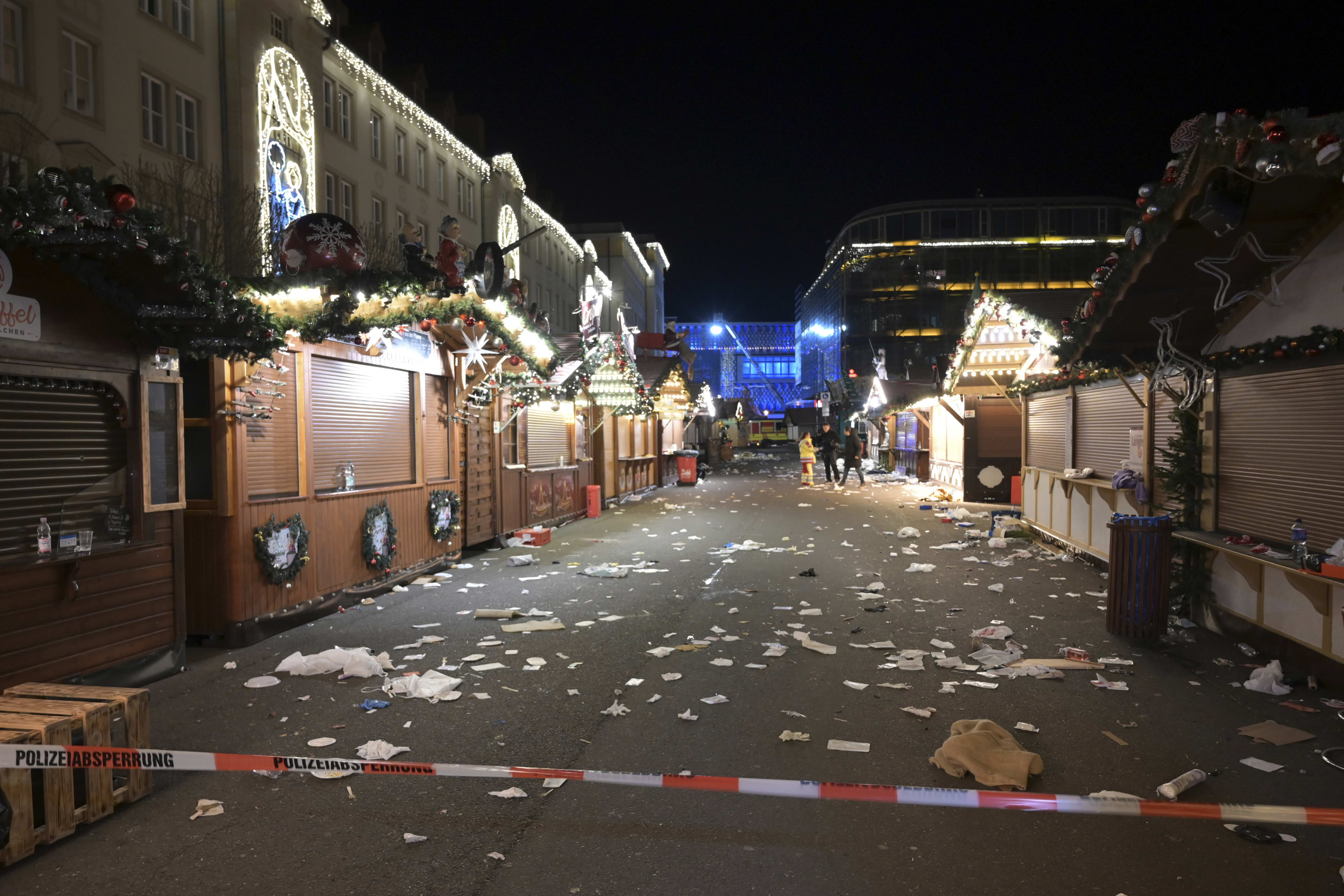 Mogelijk explosief in auto kerstmarkt Maagdenburg, gebied afgezet