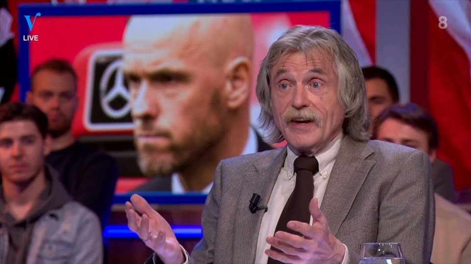 Johan kritisch op Ten Hag: 'Het is geen gezicht'