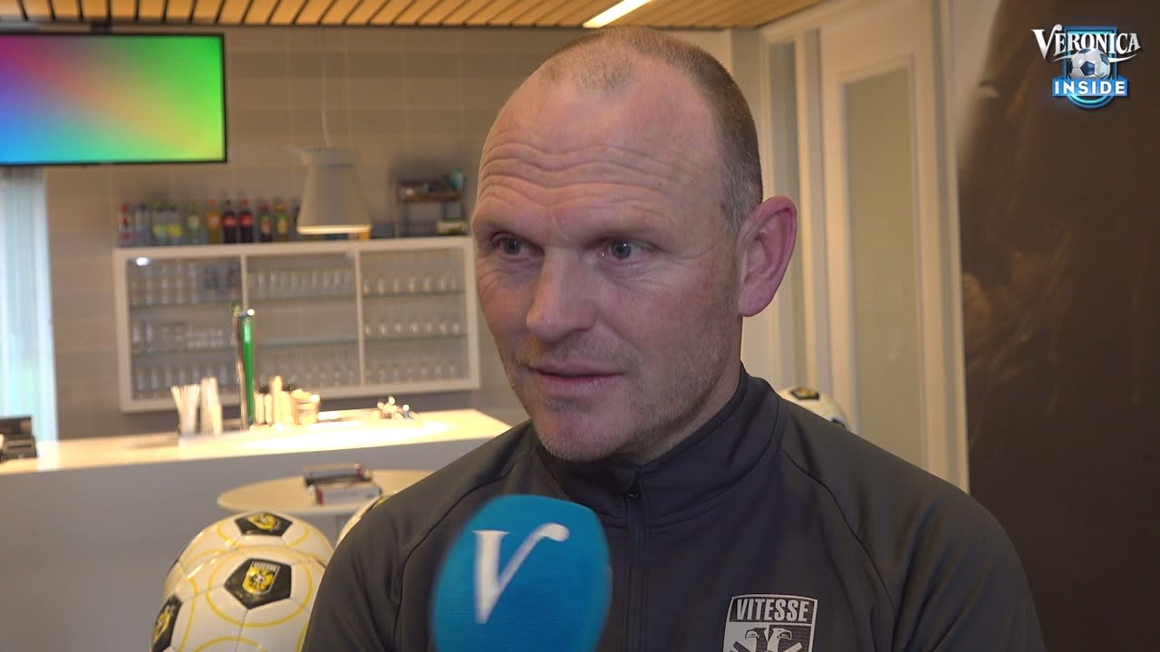 Vitesse-trainer Oosting over ambities: 'Ik streef naar het hoogst haalbare'