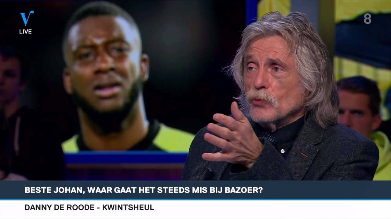 Johan haalt uit naar Bazoer: 'Er is iets mis met die jongen'