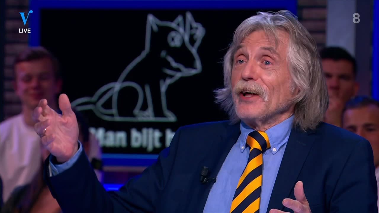 Johan schittert als voice-over in Man Bijt Hond