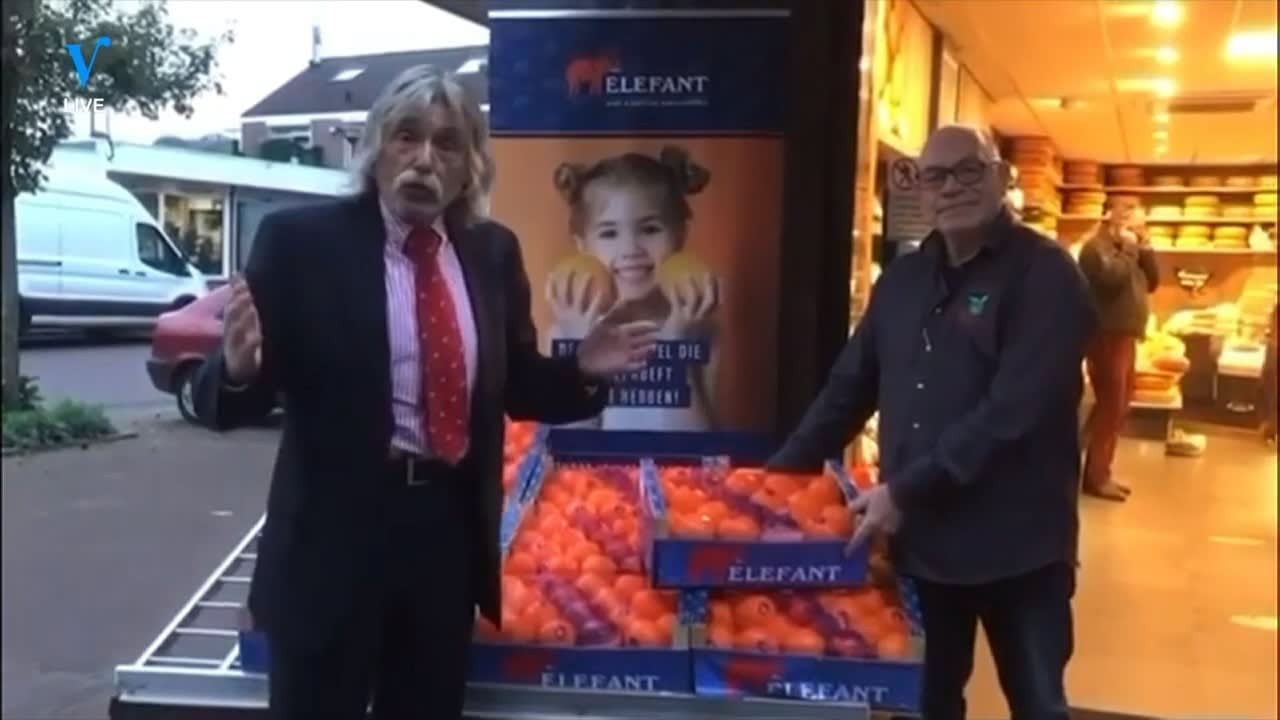 Johan schittert in reclamespotje van groenteboer: 'Voor tien ...