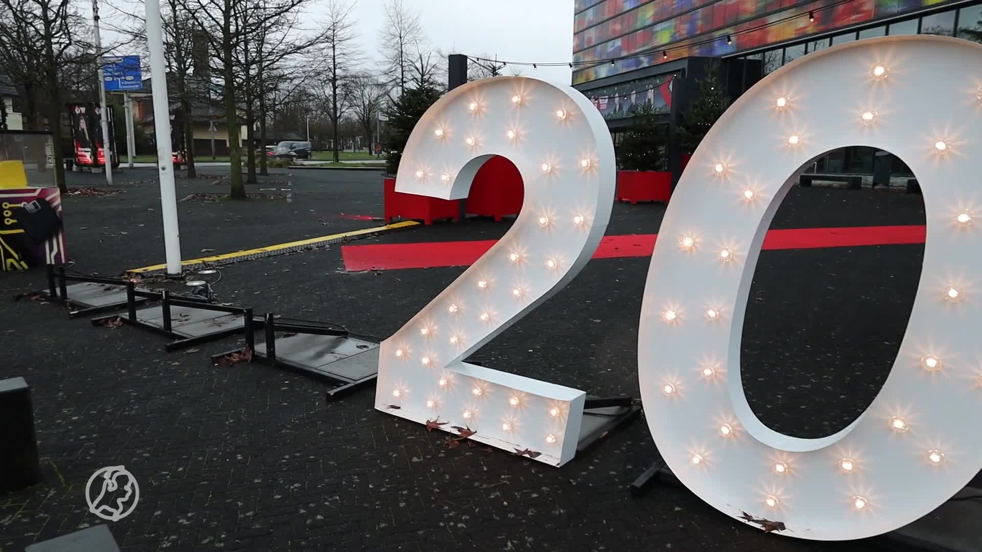 Letters Top 2000 Café gestolen van Mediapark Hilversum