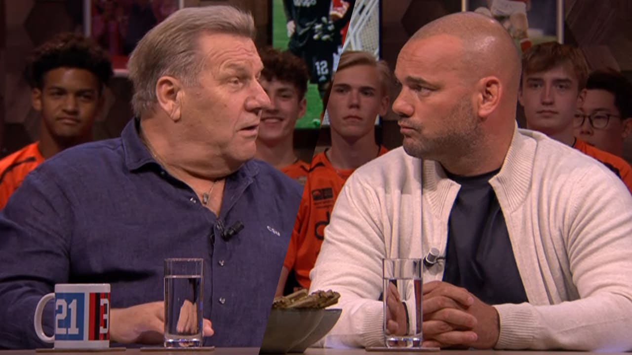 Jan over de toekomst van Sneijder als trainer: 'Dat moet je leren, eikel!'