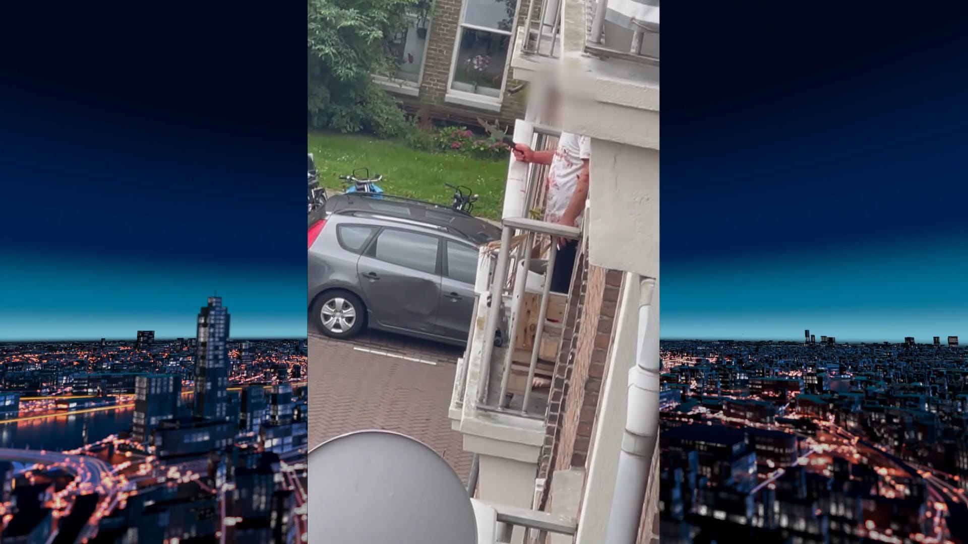 Steekpartij Amsterdam-West: 'Man stond met mes op balkon'