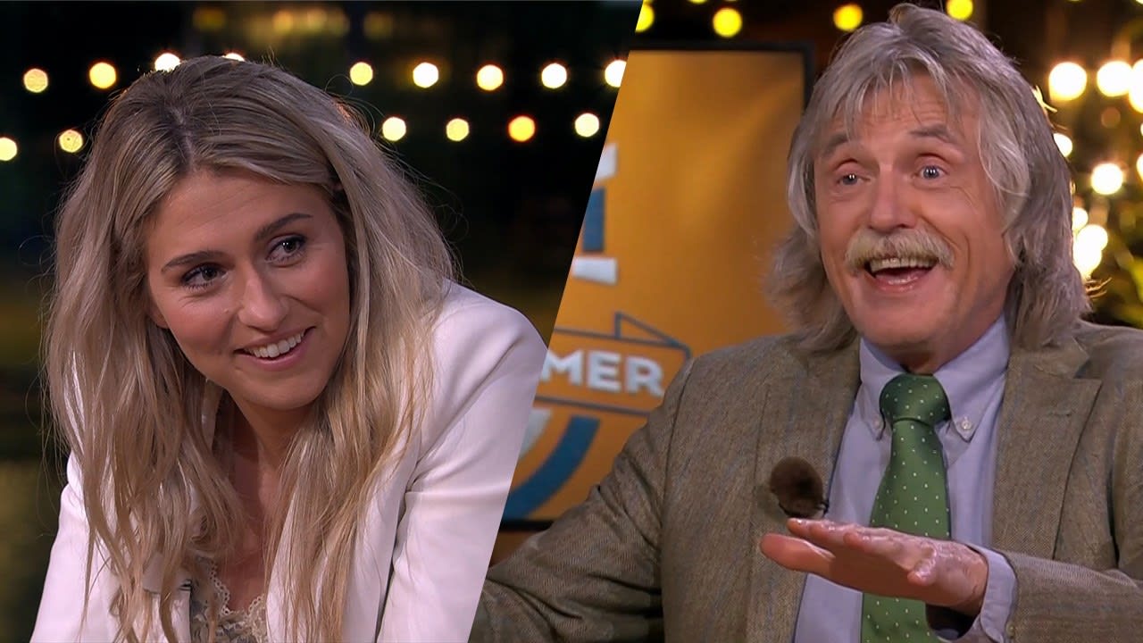 Johan complimenteert Estavana: 'Ze is de vrouwelijke Johan Derksen'