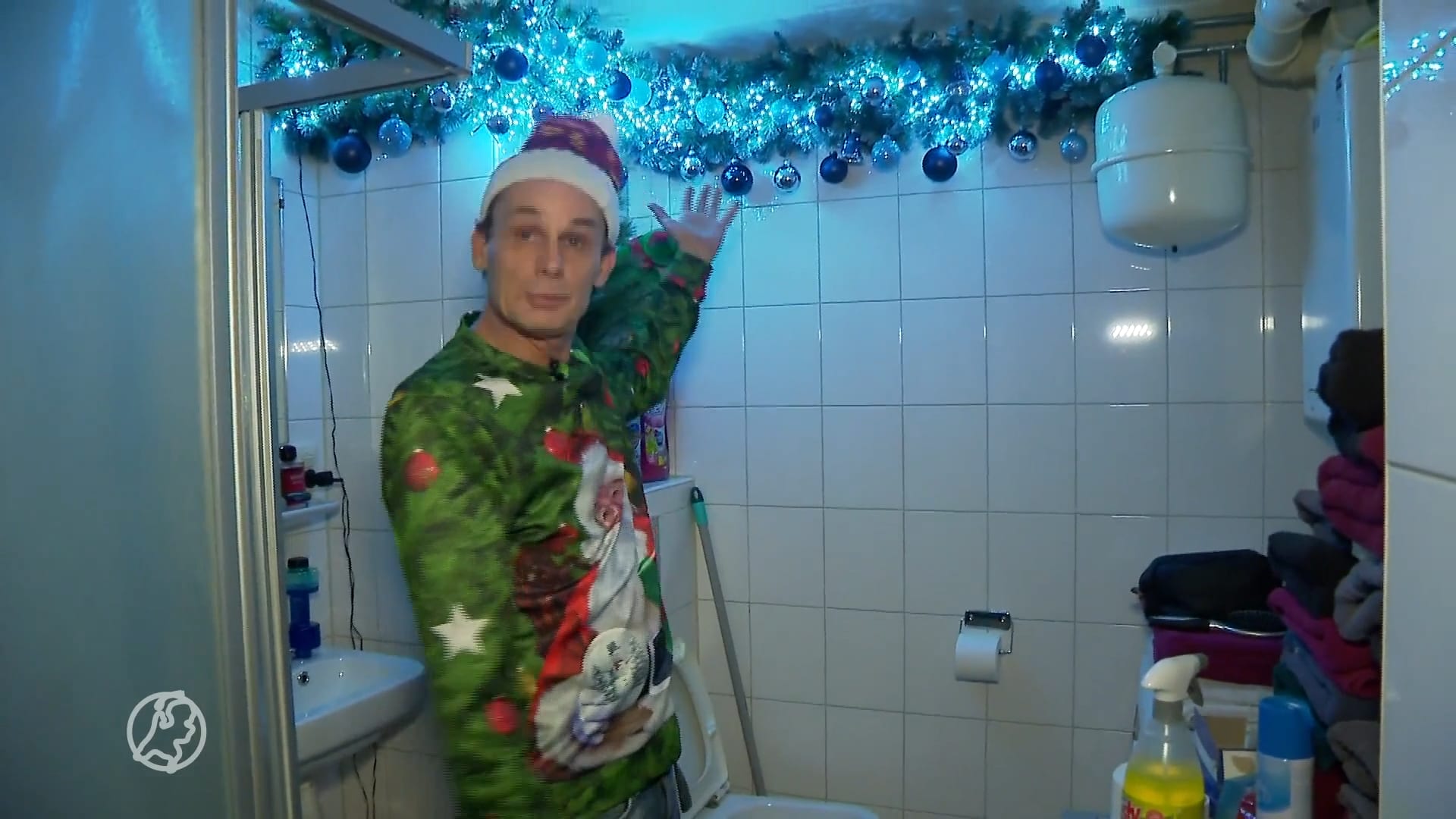 Nog 238 dagen tot Kerst, maar Johan zit nu al op de Noordpool