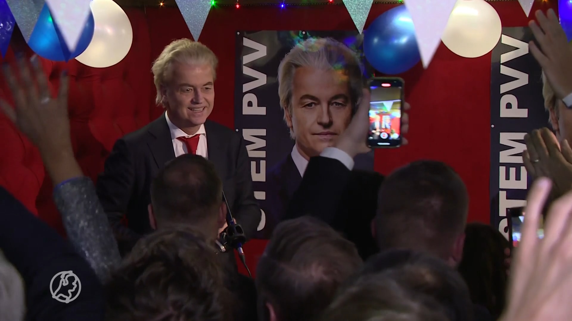 Wilders belooft zijn achterban dat 'Nederland weer op 1' komt te staan