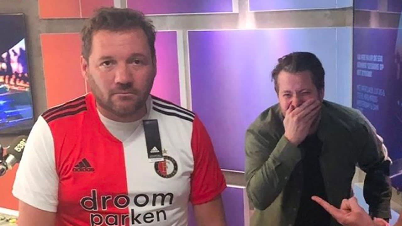 538-sidekick en Ajax-fan Klaas zingt clublied Feyenoord voor ...