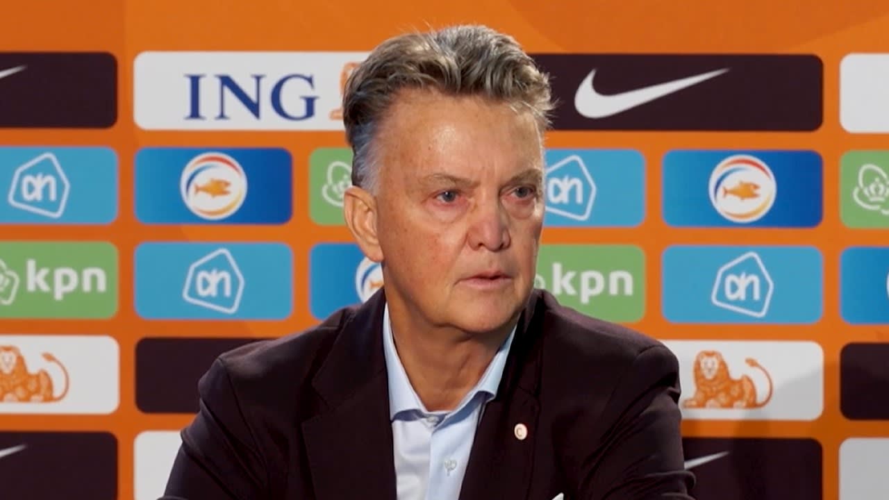 Van Gaal: 'Ik kreeg er tranen van in m'n ogen'