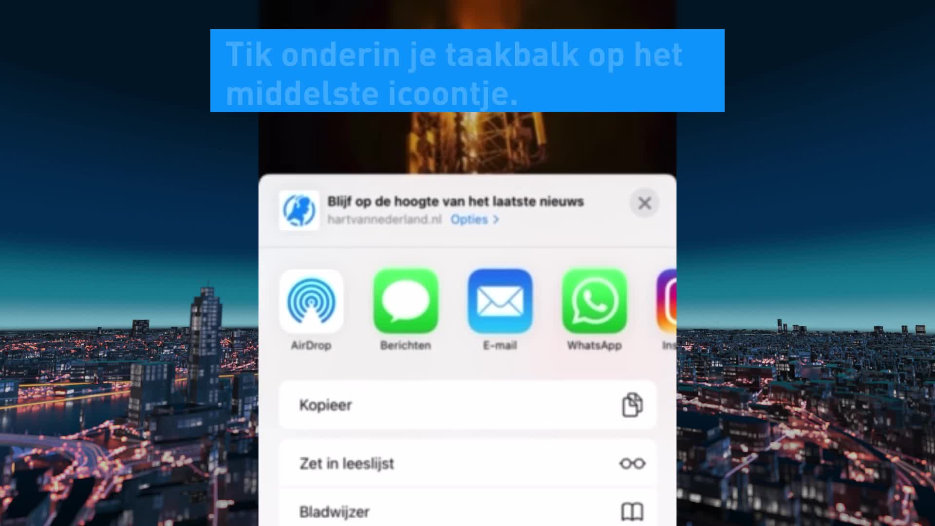 Hart van Nederland-app installeren op iOS