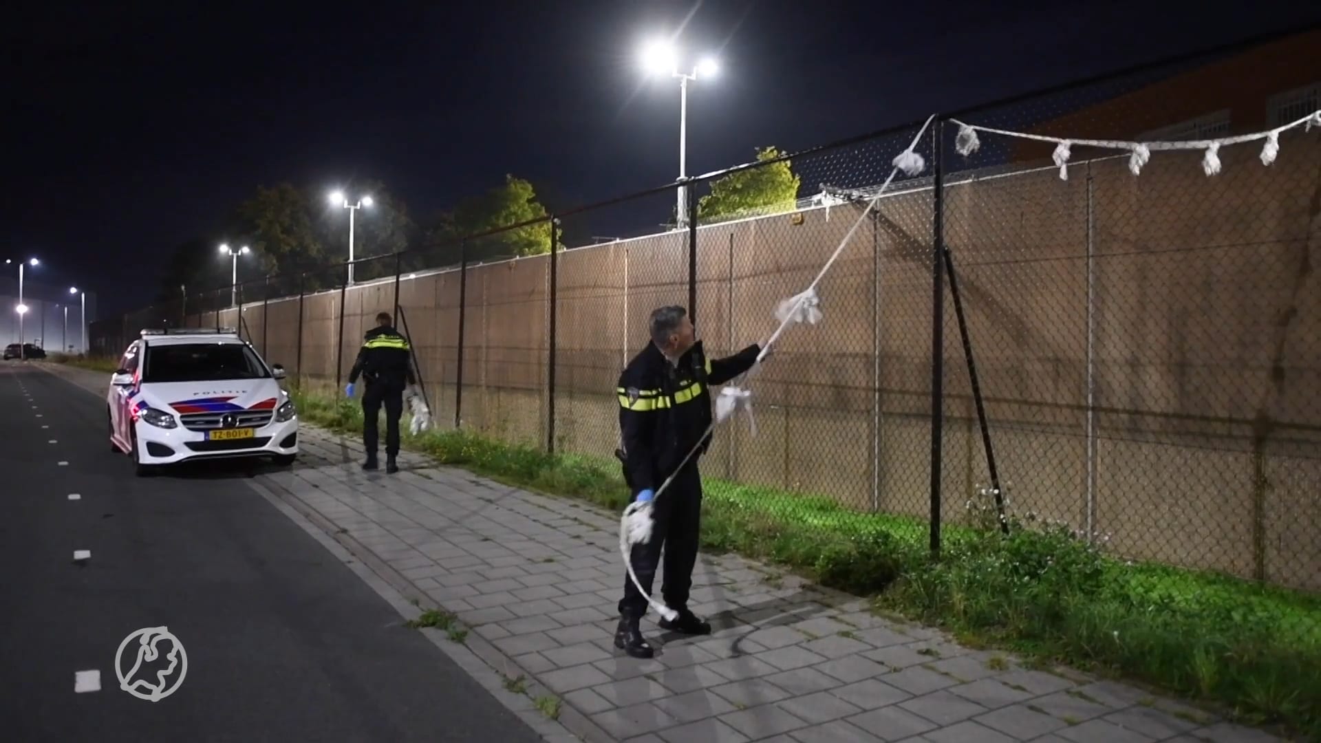 Gevangene probeert te ontsnappen met aan elkaar geknoopte lakens