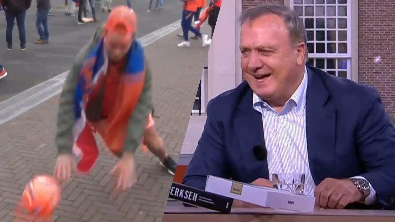 Dick geniet van vallende 'Dumvel Demfries'-fan