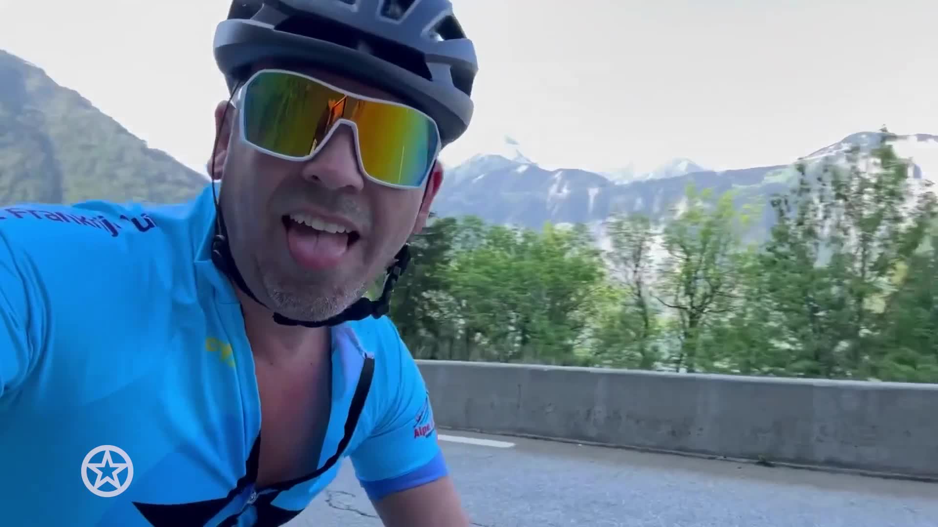 SBS6-team fietst Alpe d'Huez op