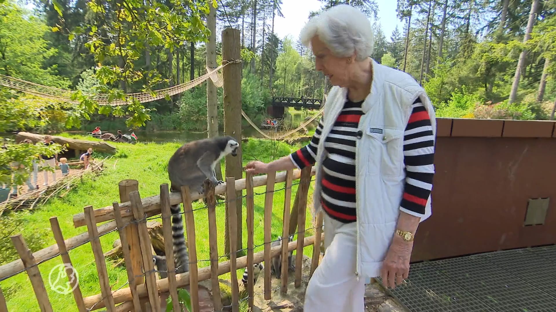 Astrid Vis woont al 75 jaar lang op Dierenpark Amersfoort