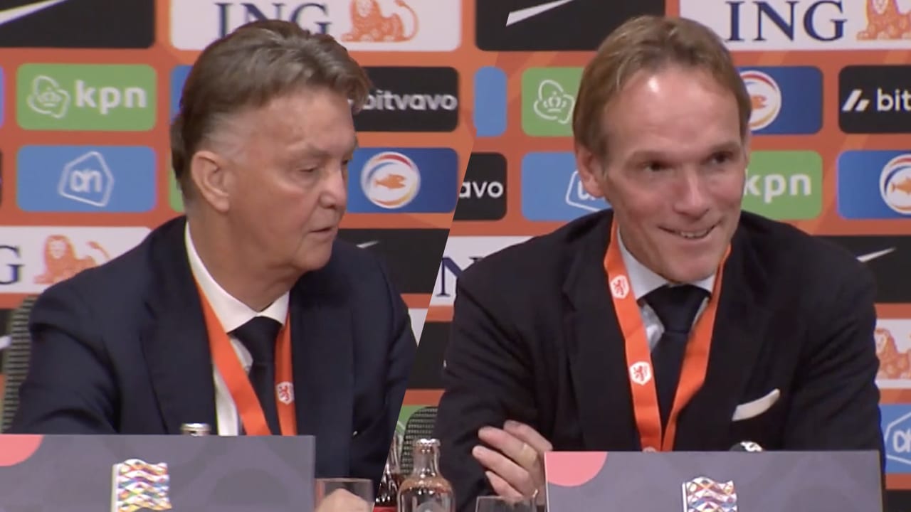 Van Gaal onder de indruk van actie Oranje-perschef: 'Applaus voor Bas!'