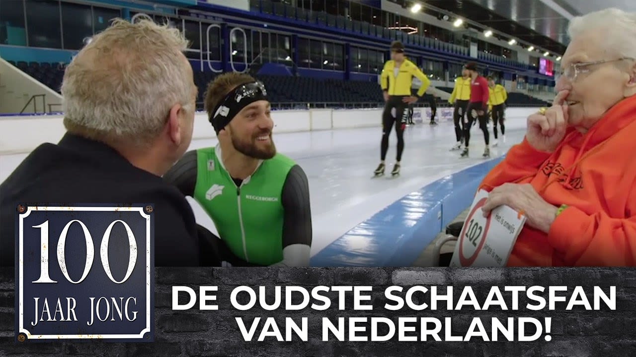 102-jarige Ko ontmoet haar idool Kjeld Nuis