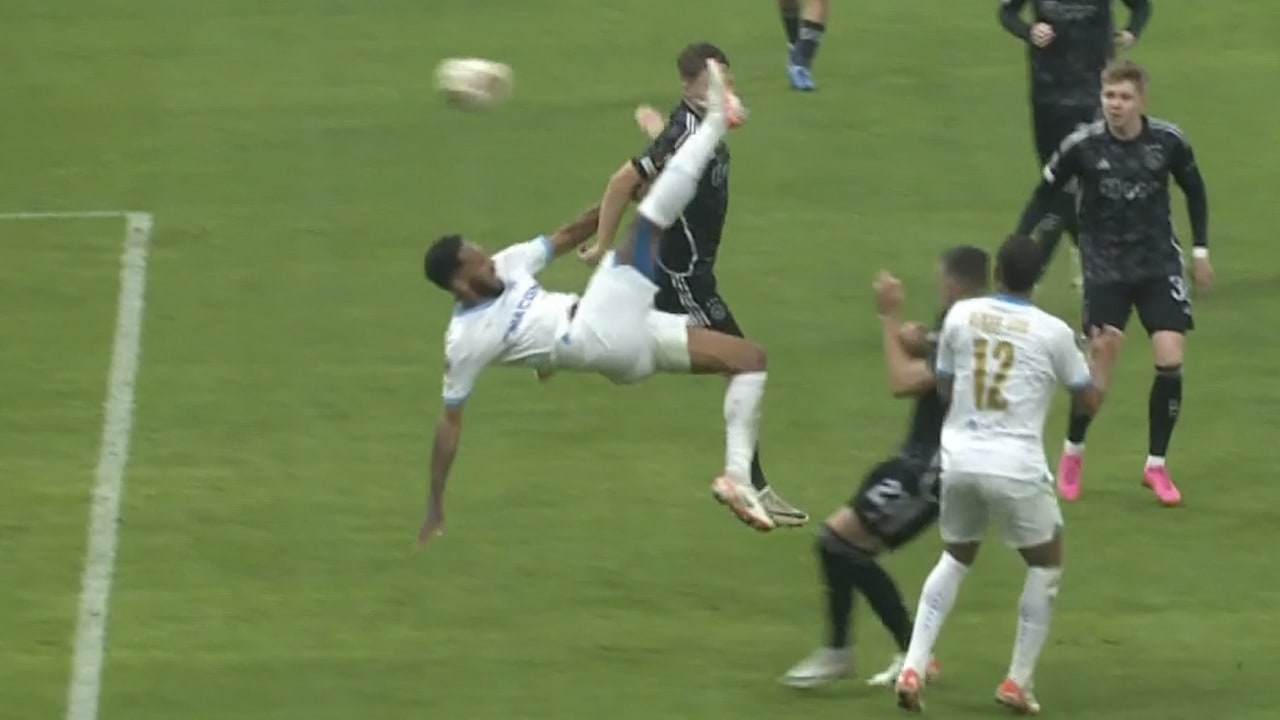 VIDEOGOAL: Olympique Marseille - Ajax 3-2 (Aubameyang)