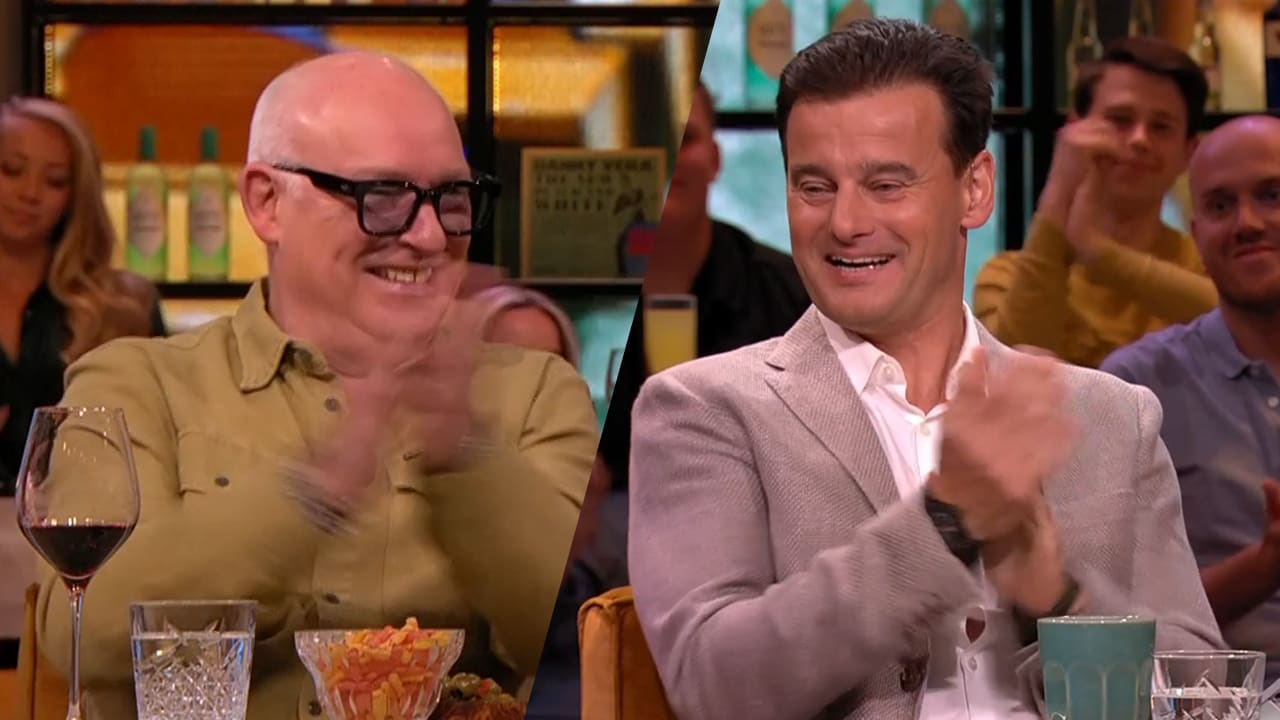 René en Wilfred klappen mee na speech van Sophie Hermans: 'Ik ben Sophie Hermans!'