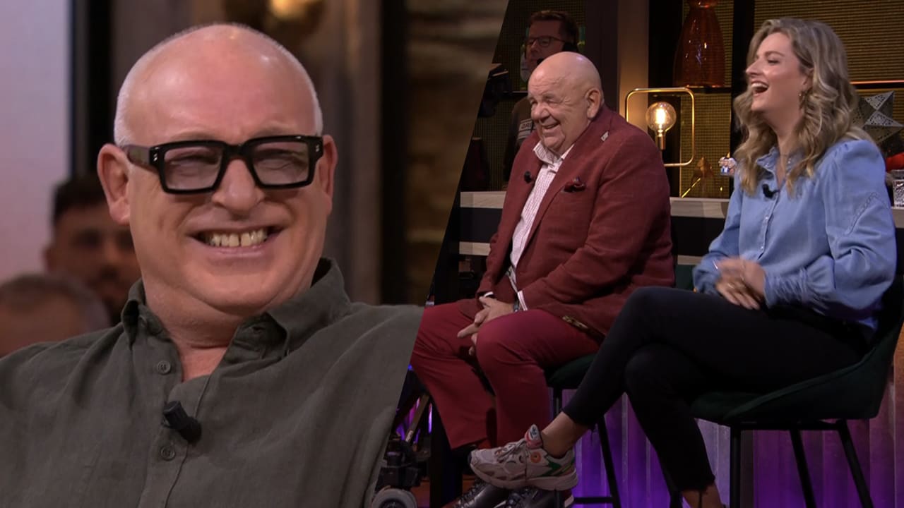 René ziet Merel en Pieter op tv-scherm in studio: 'Veel mooier, in het echt zijn het net zwervers!'
