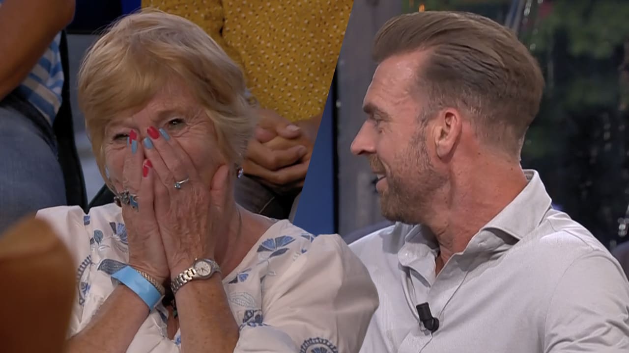 Rutger dolt met mensen in het publiek: 'Wat leuk dat u er bent...'