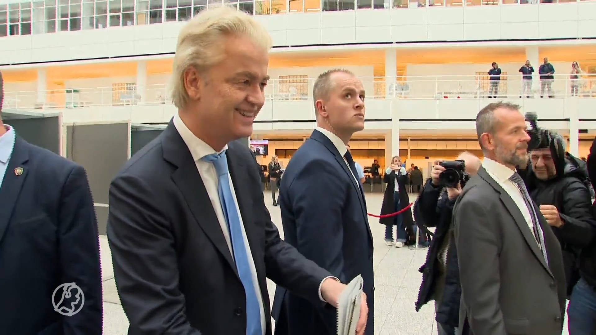 Veel belangstelling bij stemmoment Wilders (PVV)