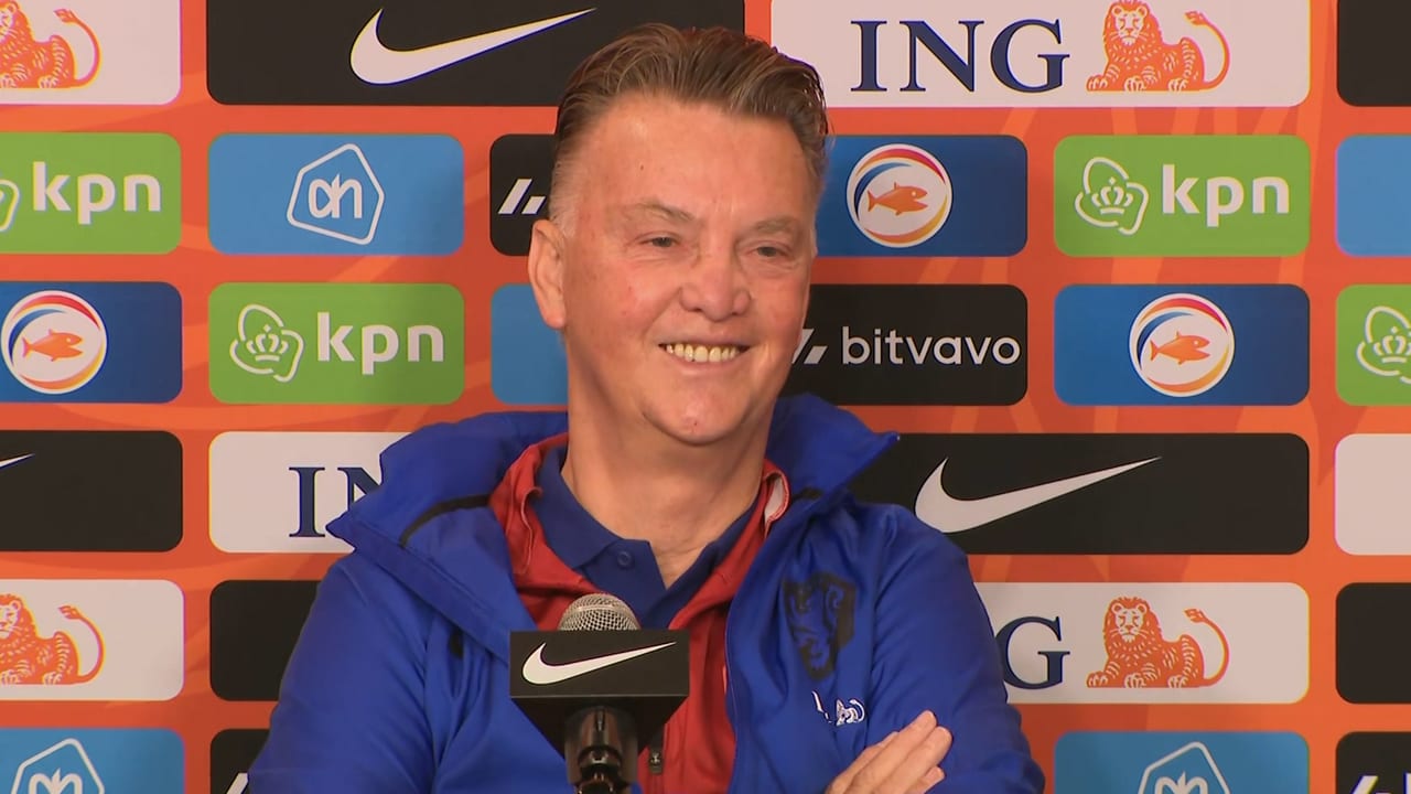 Van Gaal: ‘Je denkt toch niet dat ik voor paal sta?’