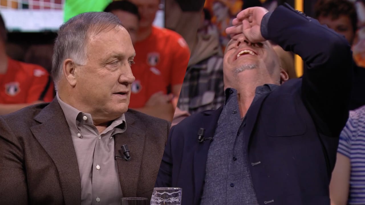 Andy lacht om verspreking Advocaat: 'Peter Gillissen?'