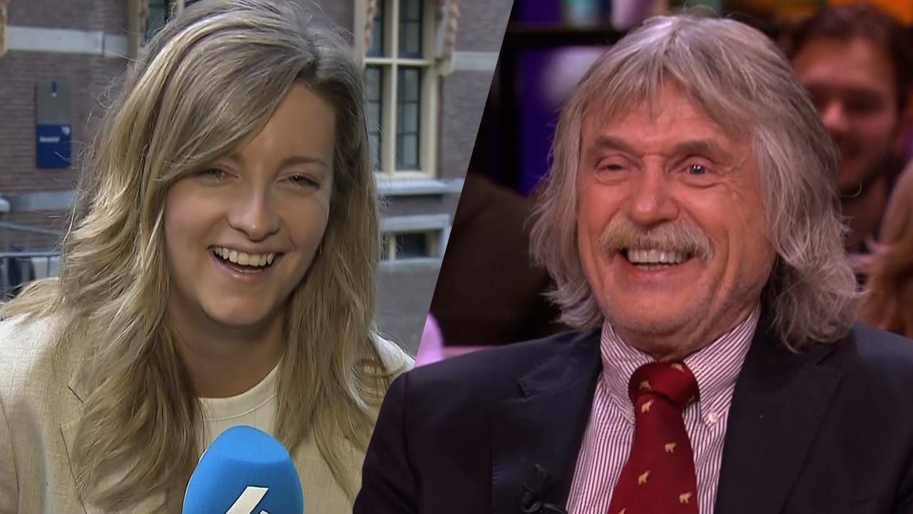 'Johan Derksen dacht dat de blouse van Merel Ek klederdracht uit Hoogeveen was'