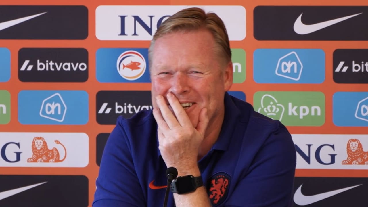 Koeman praat mond voorbij: ’Scheelt weer een persberichtje!'