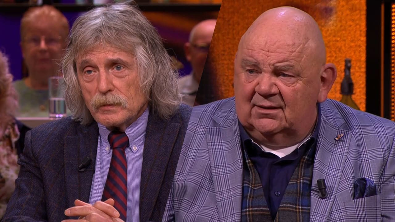 Publiek valt stil na grappen van Johan en Pieter: 'Het wordt niks vanavond!'