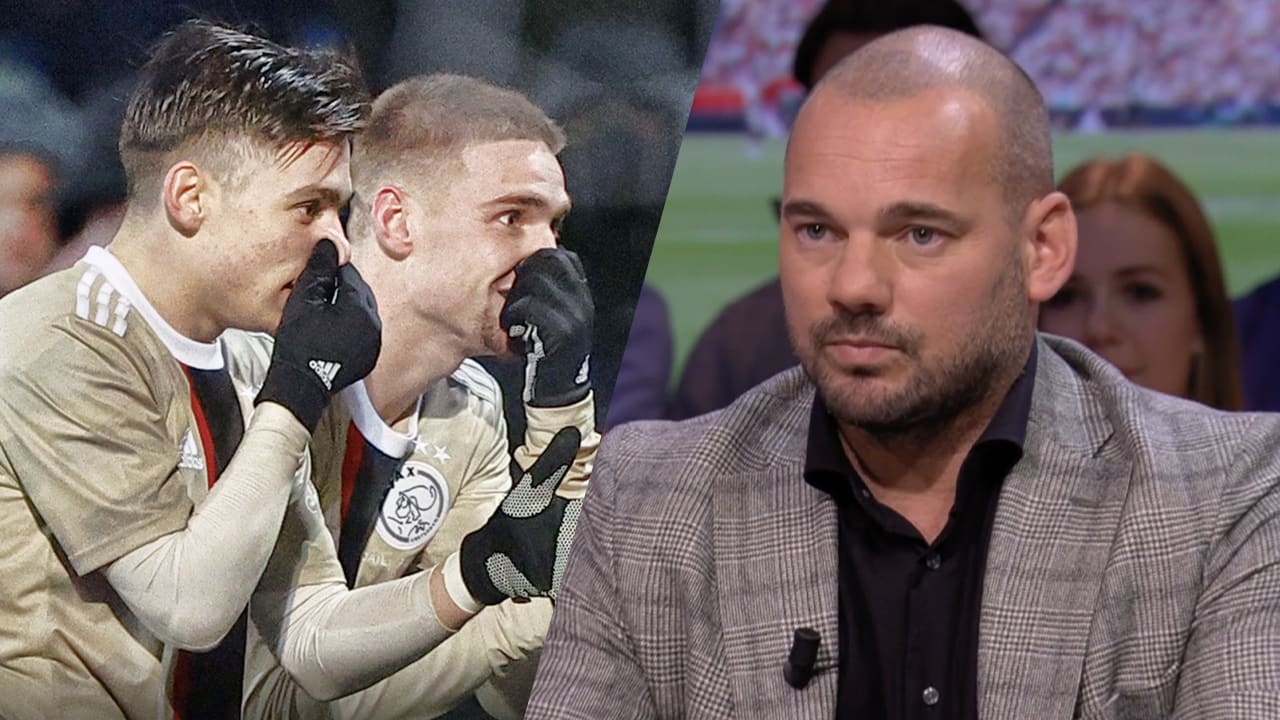 Wesley over juichen Taylor: 'Dat doe je toch niet in de situatie waar Ajax in zit?!'