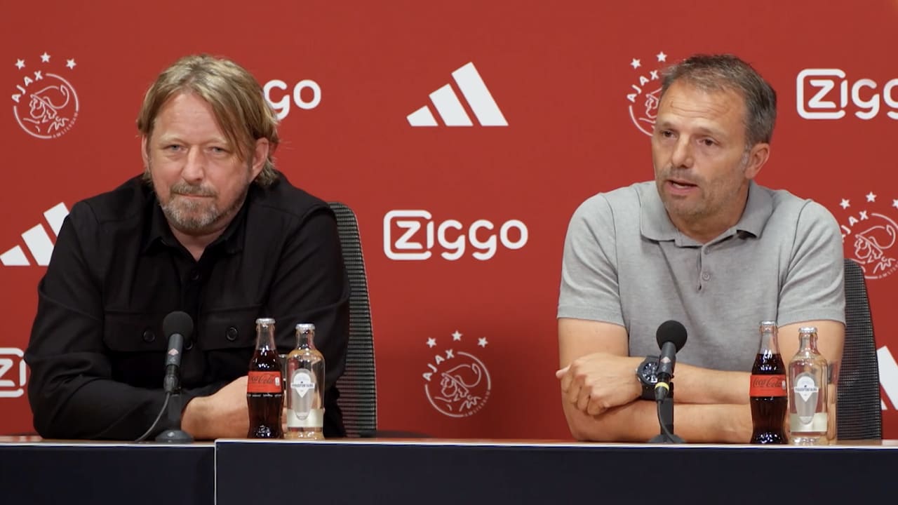 Kijk hier de persconferentie van Ajax met Maurice Steijn en Sven Mislintat terug!